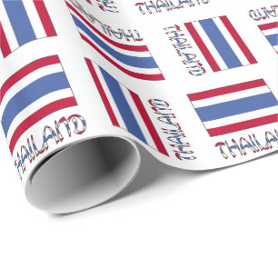 Thailändische Flagge  Geschenkpapier