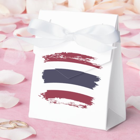Thailändische Flagge Geschenkschachtel (Hochzeit)