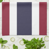Thailändische Flagge Geschirrtuch (Gefaltet)