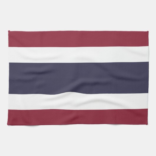 Thailändische Flagge Geschirrtuch (Horizontal)