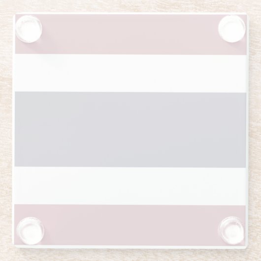 Thailändische Flagge Glasuntersetzer (Rückseite)