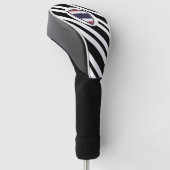 Thailändische Flagge Golf Headcover (angewinkelt)