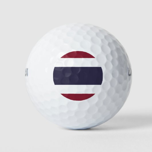Thailändische Flagge Golfball (Vorderseite)