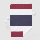 Thailändische Flagge Golfhandtuch (Insitu)