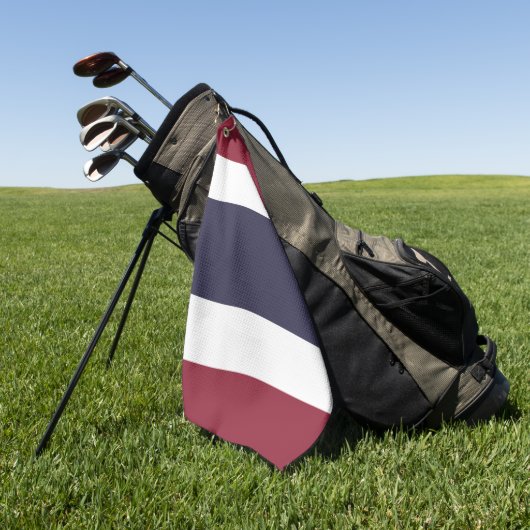 Thailändische Flagge Golfhandtuch (Gras)