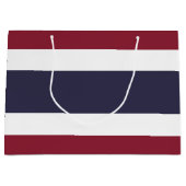 Thailändische Flagge Große Geschenktüte (Vorderseite)