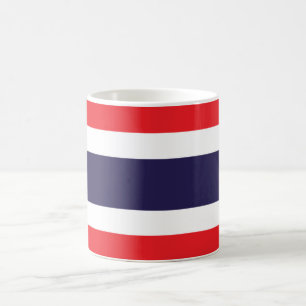 Thailändische Flagge Kaffeetasse