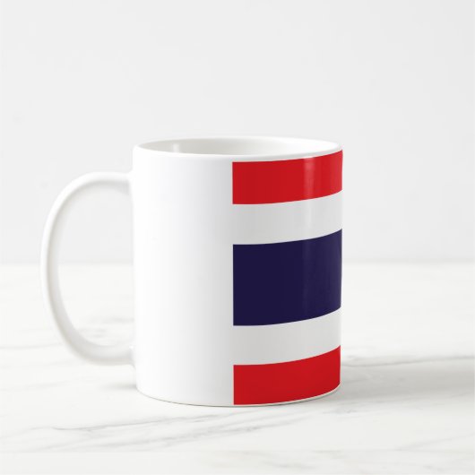Thailändische Flagge Kaffeetasse (Links)