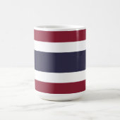 Thailändische Flagge Kaffeetasse (Mittel)