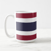 Thailändische Flagge Kaffeetasse (Links)
