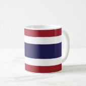 Thailändische Flagge Kaffeetasse (VorderseiteRechts)