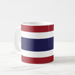 Thailändische Flagge Kaffeetasse