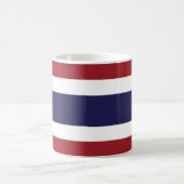 Thailändische Flagge Kaffeetasse (Mittel)