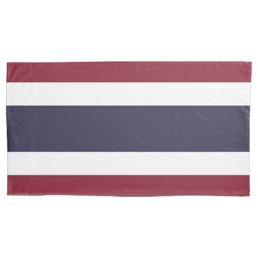 Thailändische Flagge Kissenbezug (Vorderseite)
