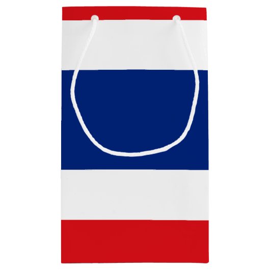 Thailändische Flagge Kleine Geschenktüte (Rückseite)