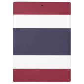 Thailändische Flagge Klemmbrett (Rückseite)