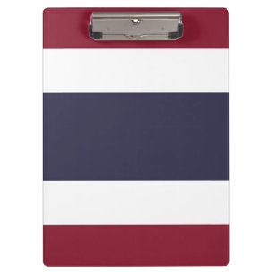 Thailändische Flagge Klemmbrett