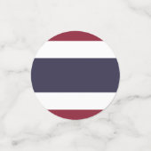 Thailändische Flagge Konfetti (Klein Vorderseite)