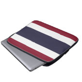 Thailändische Flagge Laptopschutzhülle (Vorne Knopf)