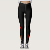 Thailändische Flagge Leggings (Vorderseite)