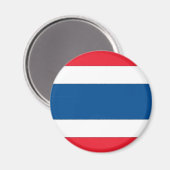 Thailändische Flagge Magnet (Vorderseite/Rückseite)