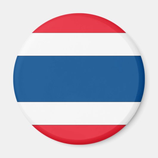 Thailändische Flagge Magnet (Vorne)