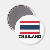 Thailändische Flagge Magnet (Vorderseite/Rückseite)