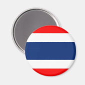 Thailändische Flagge Magnet (Vorderseite/Rückseite)