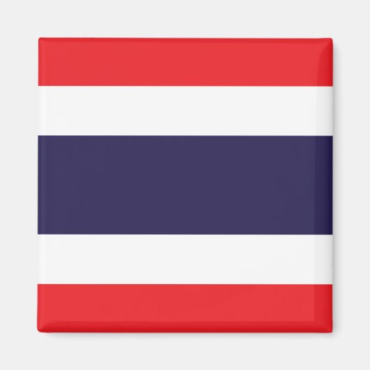 Thailändische Flagge Magnet (Vorne)