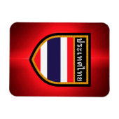 Thailändische Flagge Magnet (Horizontal)