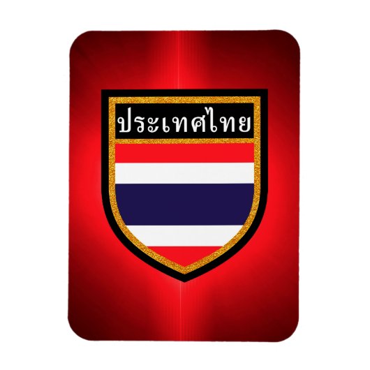 Thailändische Flagge Magnet (Vertikal)