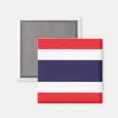 Thailändische Flagge Magnet (Vorderseite/Rückseite)