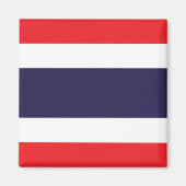 Thailändische Flagge Magnet (Vorne)
