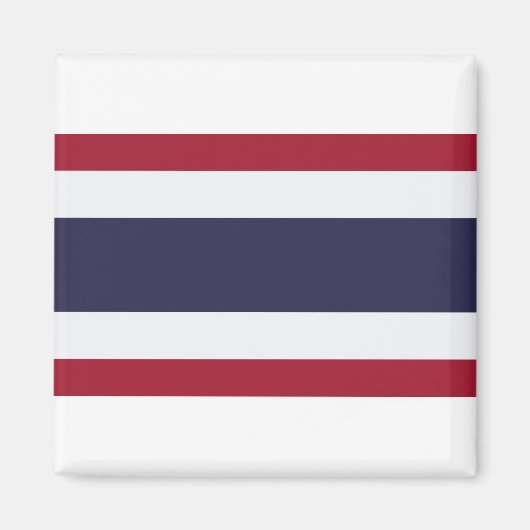 Thailändische Flagge Magnet (Vorne)