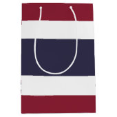 Thailändische Flagge Mittlere Geschenktüte (Vorderseite)