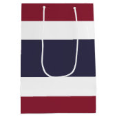 Thailändische Flagge Mittlere Geschenktüte (Rückseite)