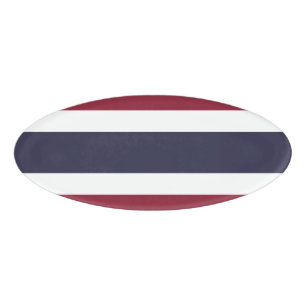Thailändische Flagge Namenschild