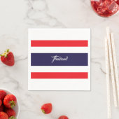 Thailändische Flagge Napkins Serviette (Beispiel)