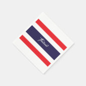 Thailändische Flagge Napkins Serviette (Ecke)