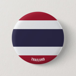 Thailändische Flagge Niedlich Patriotisch Button
