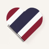 Thailändische Flagge Notizblock (Vorderseite)