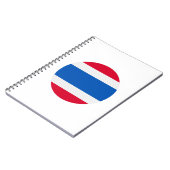 Thailändische Flagge Notizblock (Linke Seite)