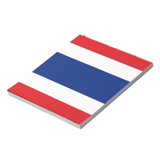 Thailändische Flagge Notizblock (Rotiert)