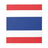 Thailändische Flagge Notizblock (Vorderseite)