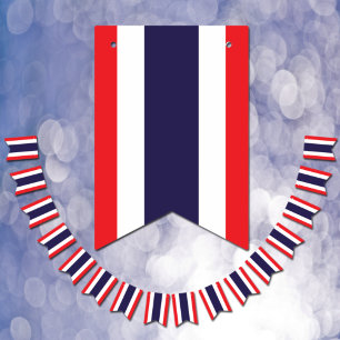 Thailändische Flagge & Party Thailand Banner / Hoc