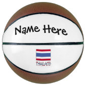 Thailändische Flagge Personalisiert Basketball (Vorderseite)