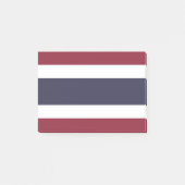 Thailändische Flagge Post-it Klebezettel (Vorderseite)