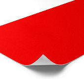 Thailändische Flagge Poster (Ecke)