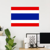 Thailändische Flagge Poster (Heimbüro)