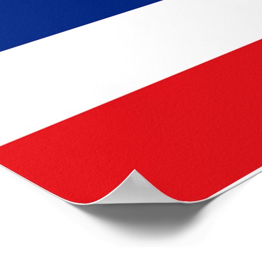 Thailändische Flagge Poster (Ecke)